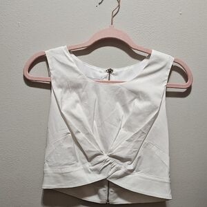 Elegant White Sleeveless Top